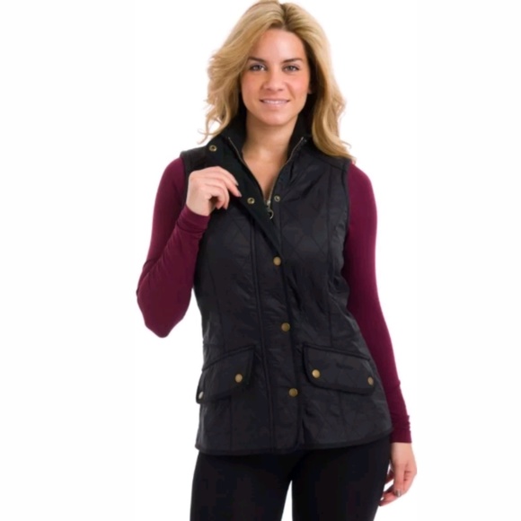 barbour cavalry quilted vest